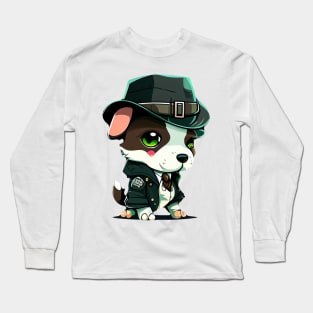 Cute pet, funny pet, boss pet, pirate pet, gangster pet, lovely pet. Long Sleeve T-Shirt